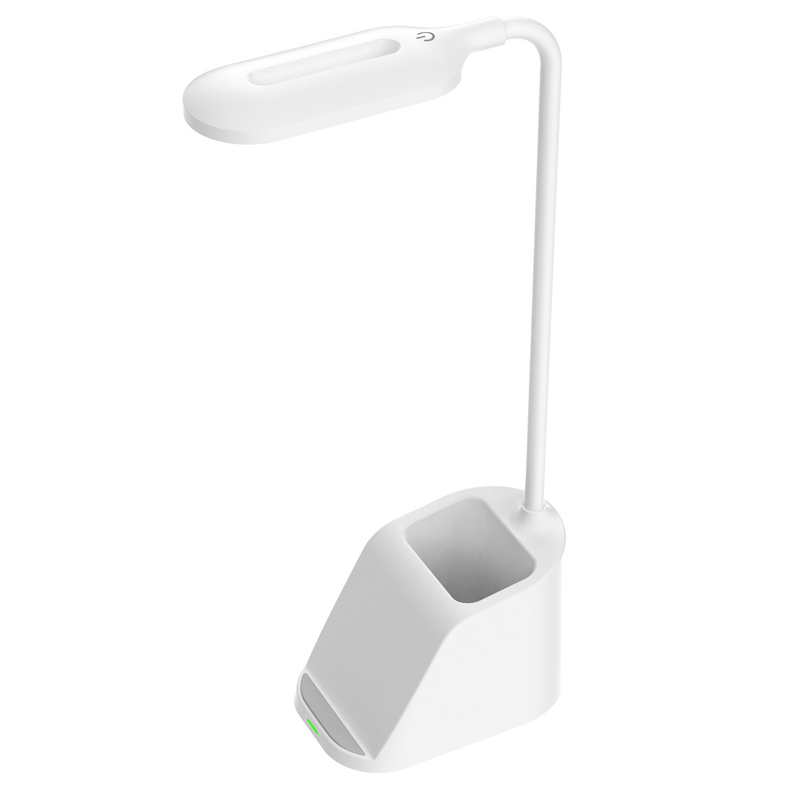 Pen holder stand table lamp wireless charger 15W fast charge learning special eye protection lamp gift logo_voghion.com
