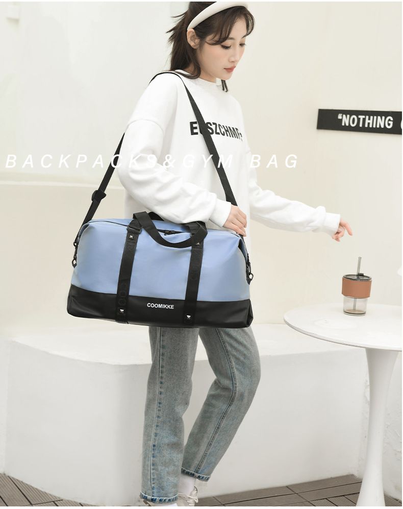 New Travel Storage Bag Luggage Storage Bag Oxford Cloth Handheld Large Capacity Dry Wet Separation Sports Fitness Bag_voghion.com