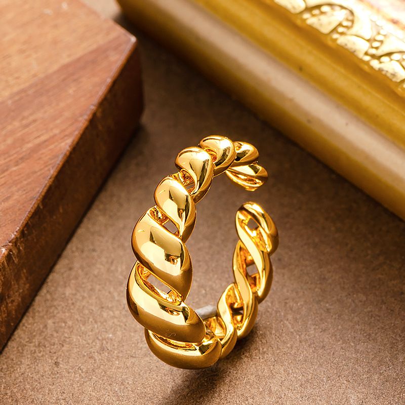 Modische und einfache INS-Stil Fried Dough Twists Tasche mit verstellbarem Öffnungsring_voghion.com