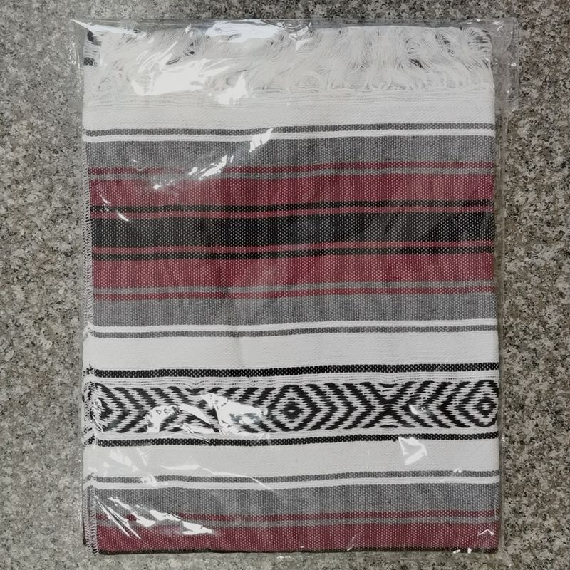 Mexican Blanket Geometric Tassel Style Blanket Woven Tassel Shawl Blanket Beach Blanket Picnic Mat Yoga Cotton Blanket_voghion.com