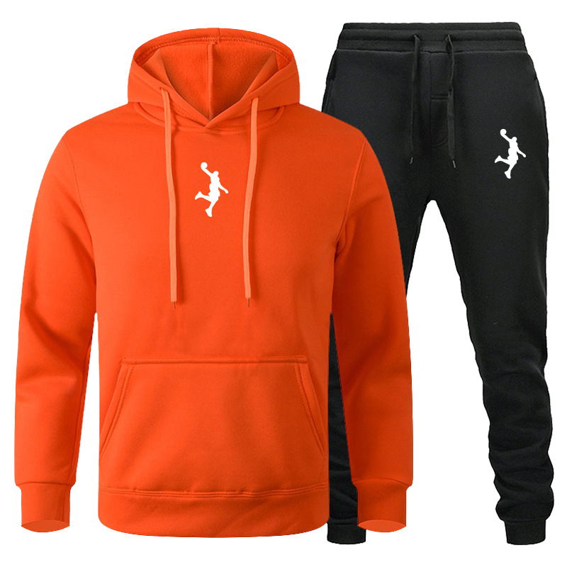 Ensemble de pulls pour hommes, vêtements de sport décontractés, ensemble de pulls pour couple à manches longues automne et hiver, ensemble de pantalons de salle de bain deux pièces_voghion.com