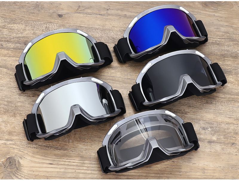Motorbrillen, off-road fietsbrillen, winddichte zonnebrillen voor mountainbiken, motorcrosshelmen, vizier met verwisselbare lenzen_voghion.com