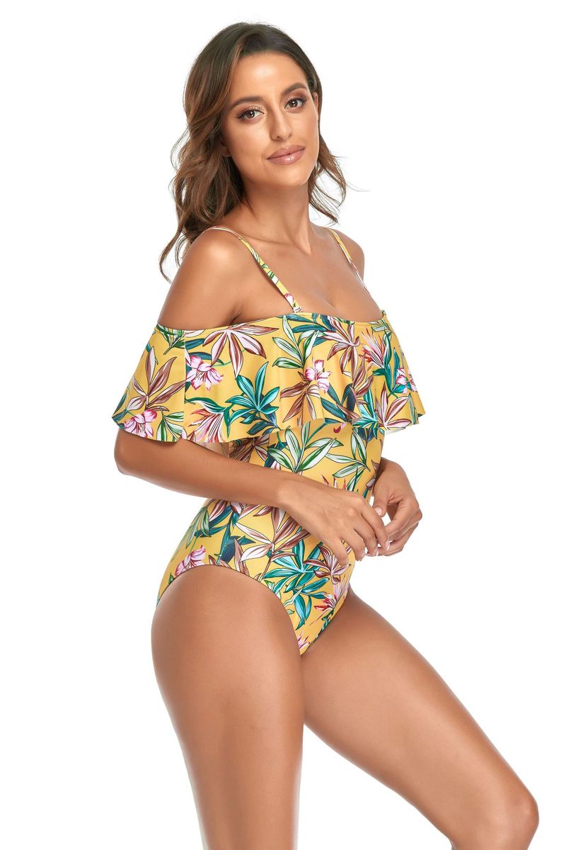 Maillots de bain une pièce conservateurs pour femmes, grande taille, multicolores, sexy_voghion.com