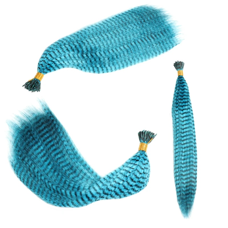 Extension di piume, fili sintetici colorati di piume finte negli accessori per capelli per extension per parrucchino da donna_voghion.com