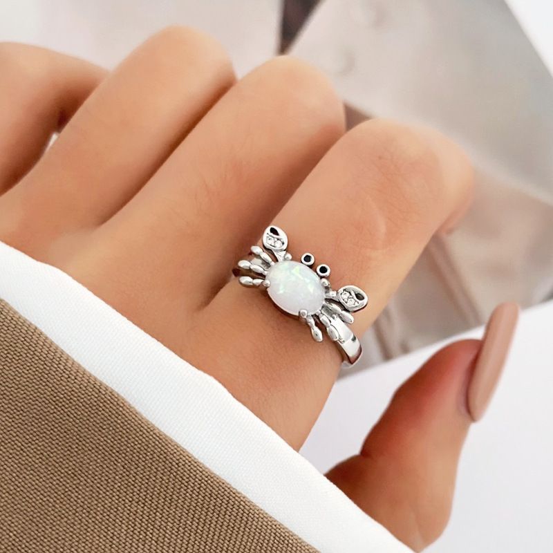 Set di collane con granchio dalla personalità esagerata e graziosi orecchini a forma di animale per le donne_voghion.com