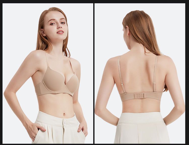 Fraen Plus Size Lingerie Nahtlos BH Fir Fraen Sammt Grouss Broscht Fir Kleng Broscht Ze weisen Anti-Häng Atmungsaktiv_voghion.com