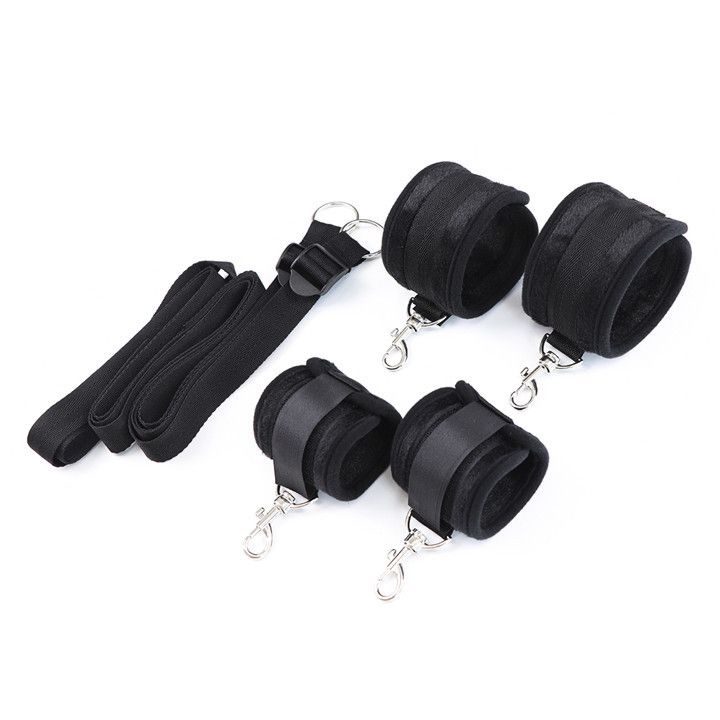 BDSM Foot Buckle Hand Binding Couple's Fun Female Adult Products Binding Bed Toys Men's Equipment Belt_voghion.com