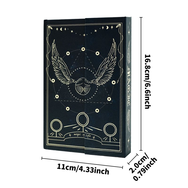 Unissex Magic Snitch Book Grosso Europeu Retro Alto valor Criativo Manual Estudante Papelaria Caderno Presente Livro_voghion.com