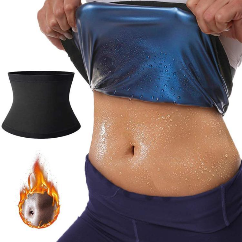 Faja reductora de cintura para sauna, faja deportiva para el sudor, entrenador abdominal, moldeador corporal para pérdida de peso, cinturón adelgazante para el control del abdomen_voghion.com