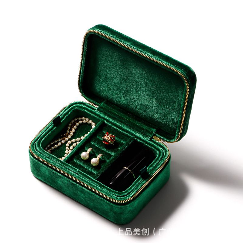 Top Quality Velvet Storage Travel Ring Earring Jewelry Box_voghion.com