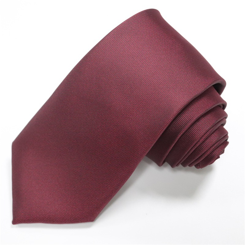 High-End-Business-Administration Shaoxing Shengzhou rote Krawatte der Männer formelle Kleidung Jahrestagung handgemachte Hochzeit Großhandel Krawatte_voghion.com