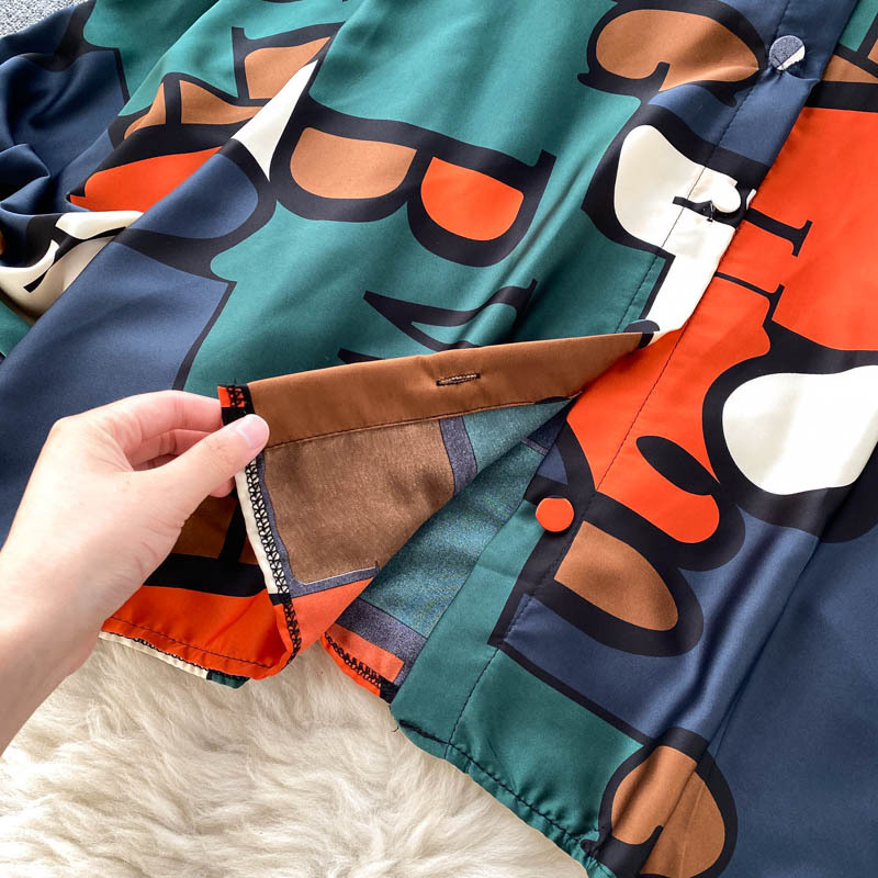 Dames Design Sense Vleermuismouwen Shirt Dames Losse 100 Zware Geplooide Wijde Broek_voghion.com