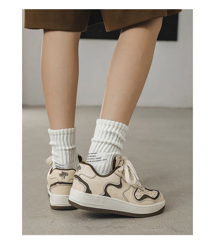 KAFFI LATTE Fréijoer nei Moud Koppel Skateschong Männer Sport Casual Schong trendy Männer- a Fraeschong_voghion.com
