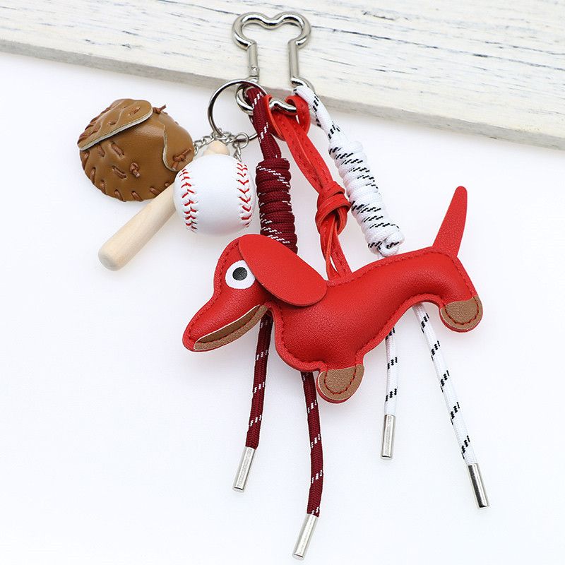 Bag Charm New Cartoon Personality Keychain Bag Pendant Series Dachshund Animal Shape Bag Pendant Decoration Wholesale_voghion.com