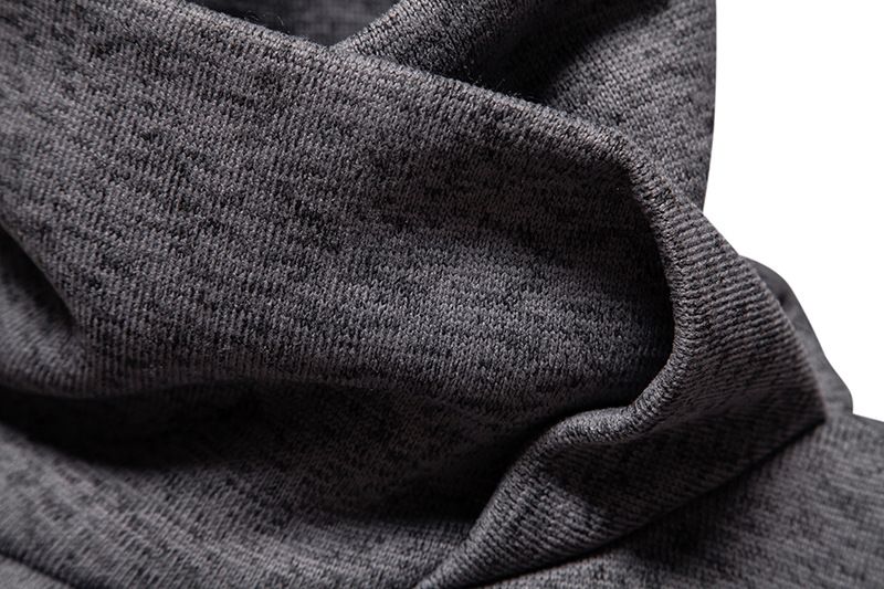 Férfi ruházat új stílusú férfi pulóver, bolyhos gallérral, kötött pulóver, nagy méretű divatos lezser alsó ing_voghion.com