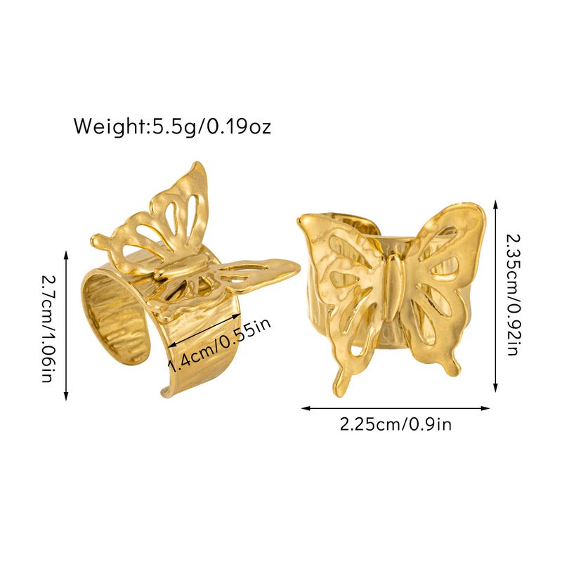 New Simple And Unique Floral For Women, Fashionable Geometric Design, Non-Fading Knuckle Ring_voghion.com