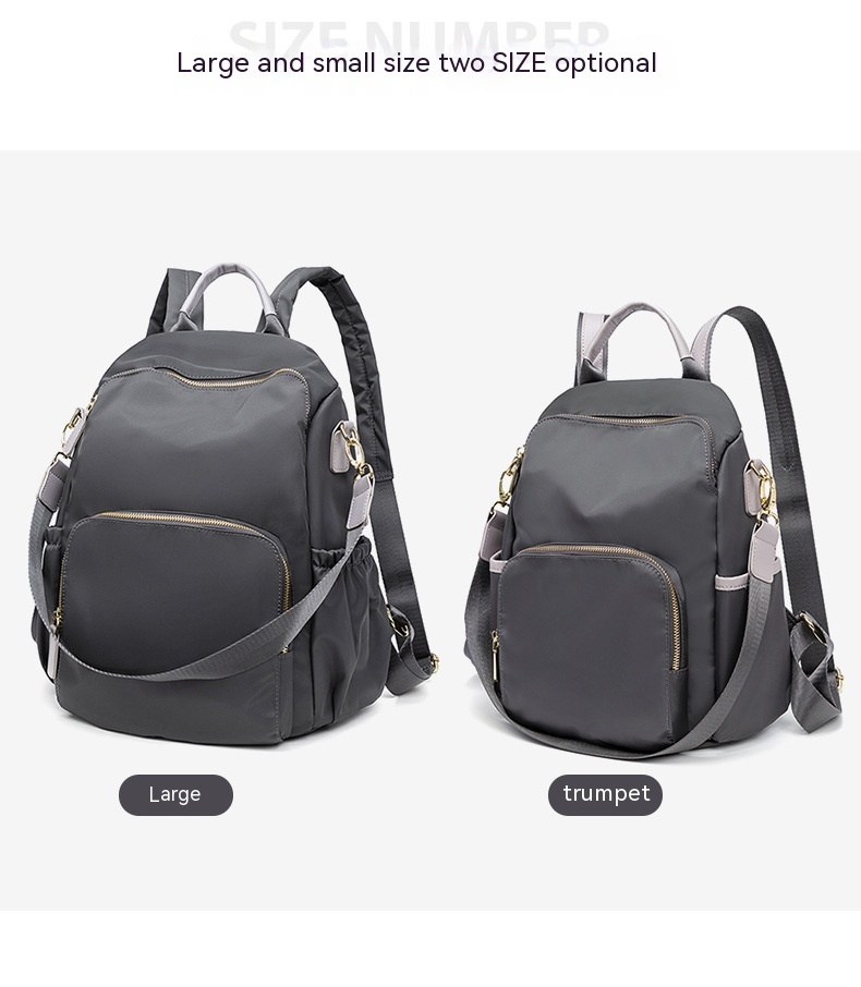 Backpack 2023 New Model Launched Versatile and Fashionable Large-capacity Canvas Small Backpack. Oxford Cloth Anti-theft School Bag_voghion.com
