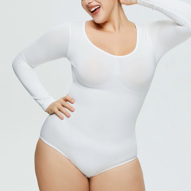 Underwear Tummy Tuck Shapewear Women's Tight Long Sleeve Corset Slimming Clothing Beautiful Body Shapewear_voghion.com