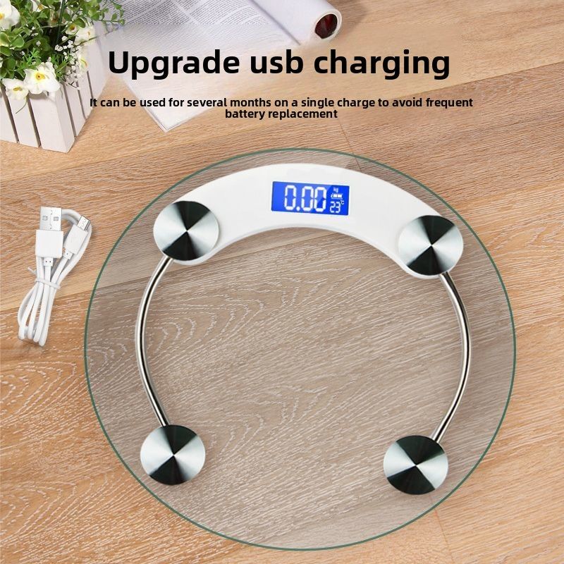 High-Precision Rechargeable Home Accurate Adult Weight Loss Smart Body Fat Student Health Electronic Scale Female_voghion.com
