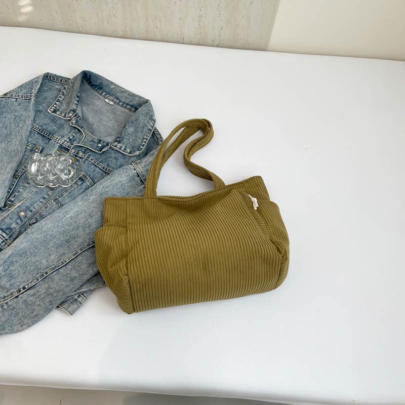 Korean Style Large Capacity For Women Versatile Commuting Class Shoulder Fashion Shopping Underarm Handheld Tote Bag_voghion.com