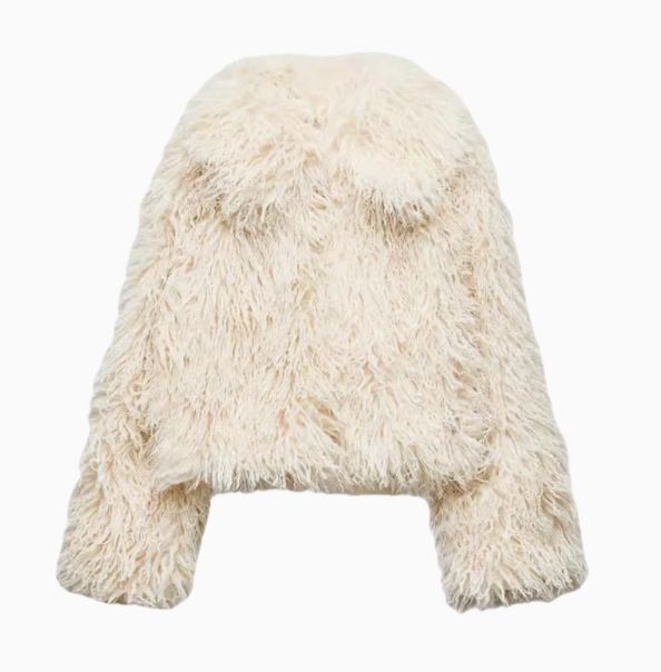 Faux Shearling Coat – Boho Fringe Jacket (S-XXL, Weight-Based Sizing)_voghion.com