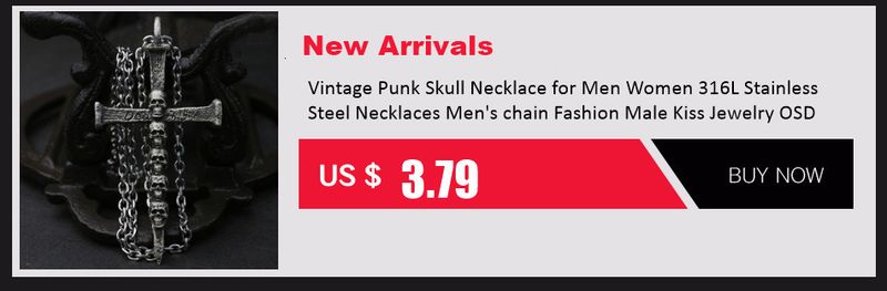 Good Detail Fashion New Stainless Steel 3d Dragon Necklace for Man Punkrock Necklace Friend's Party Gift Tiers Jewelry_voghion.com