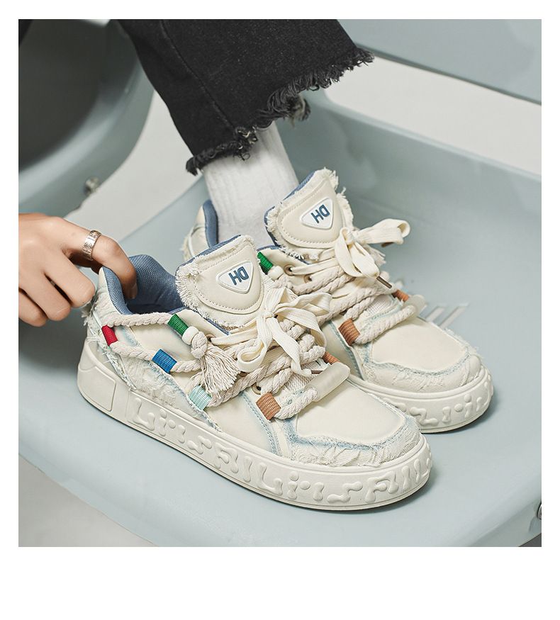 Herrenschuhe Boardschuhe Dreadlocks Bread Design Boardschuhe Bequeme Freizeitkleidung_voghion.com