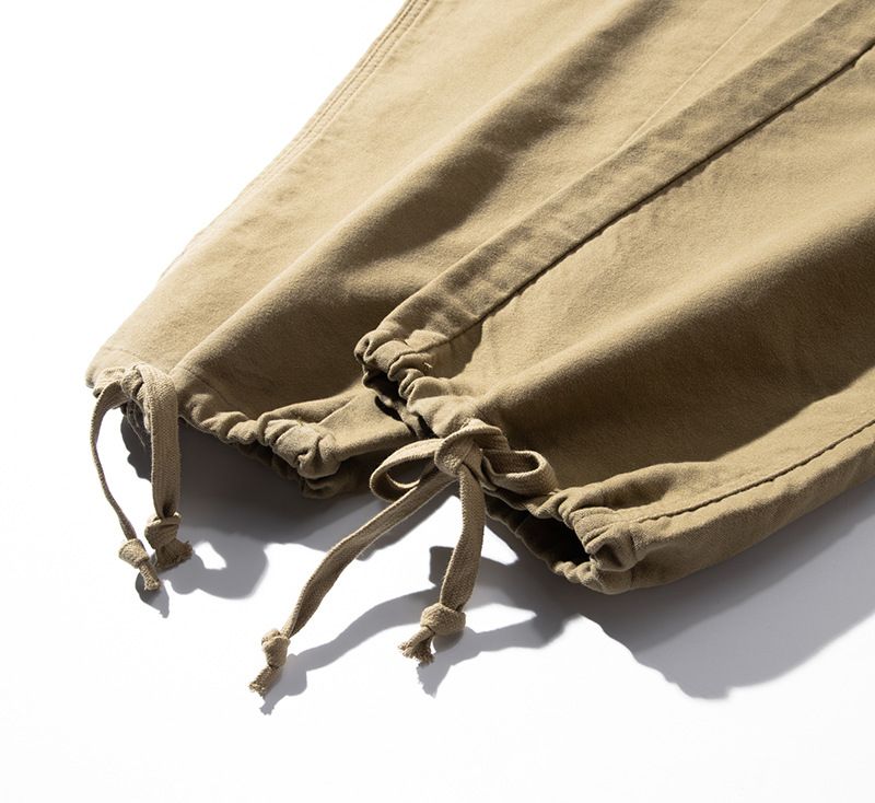 Men's loose straight leg broadleg suspender jumpsuit_voghion.com