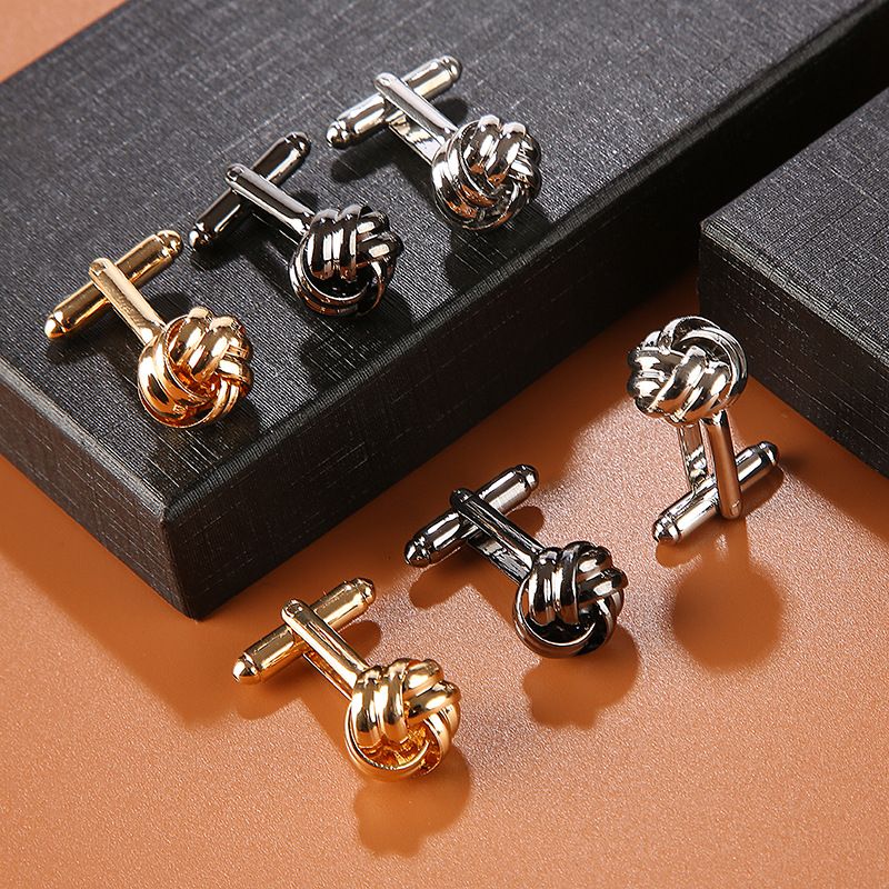special supply twist cufflinks cuff nails hollow shape fashion men's shirt cufflinks_voghion.com