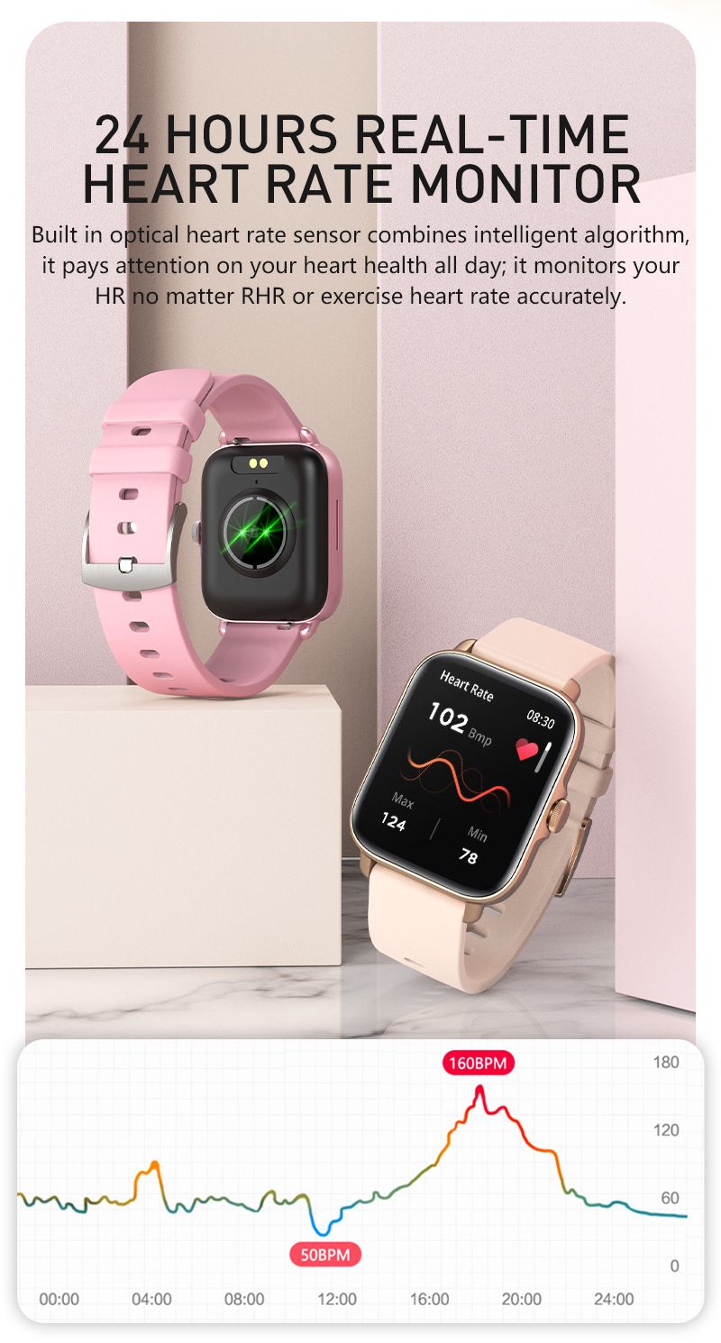 Y22 1.7-inch fashionable smartwatch with high-definition large screen message push, blood oxygen detection, sports and_voghion.com