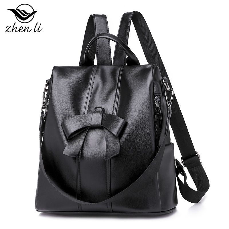 2023 New Fashionable Popular Women's Sweet and Ladies PU Backpack Bow Small Bag_voghion.com