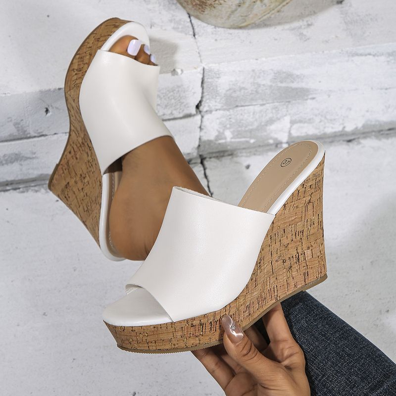 Neu Plattform Plattform Muffin Erhöhen frauen Sandalen Hausschuhe_voghion.com