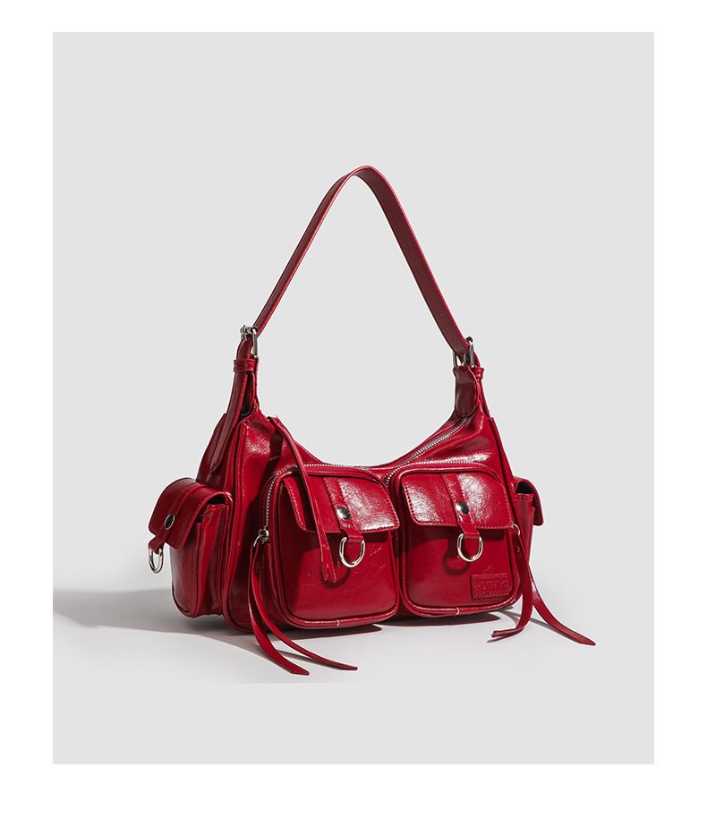 2025 Spring And Summer New Women, Forest Cute Fashion Casual Shoulder Armpit Bag, Simple Commuter Small Square Versatile Daily_voghion.com