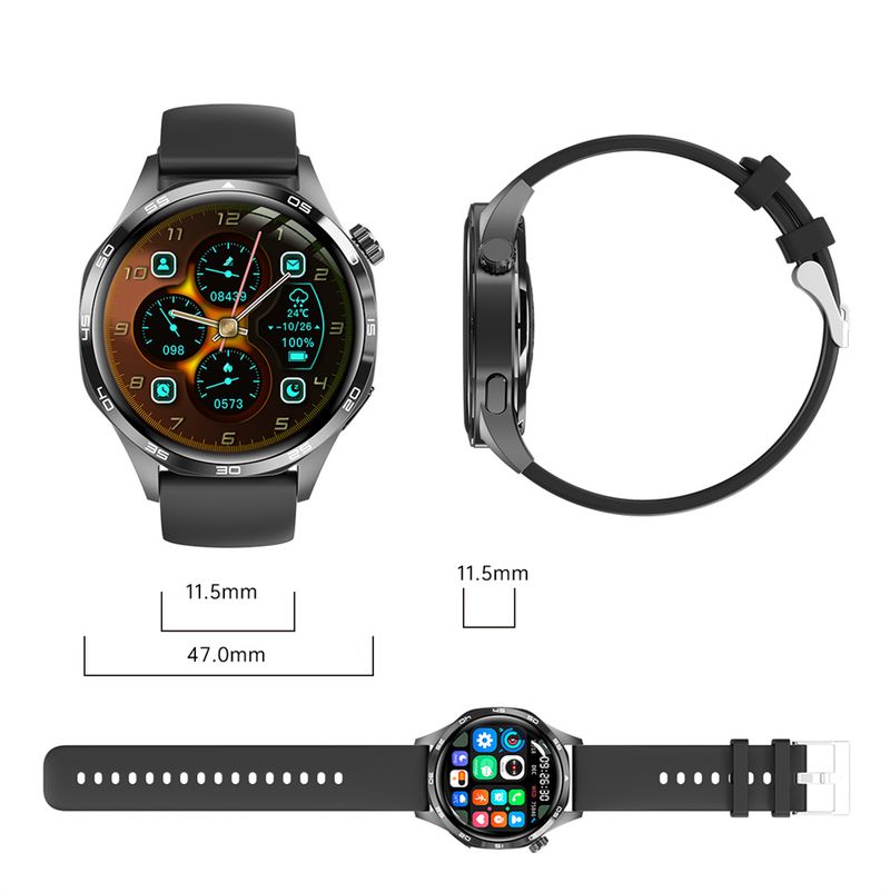 2024 NEW For HUAWEI GT5 Pro Sports Smart Bracelet NFC GPS Watch Compass Waterproof Heart Rate Bluetooth Call Fitness Smartwatchs_voghion.com