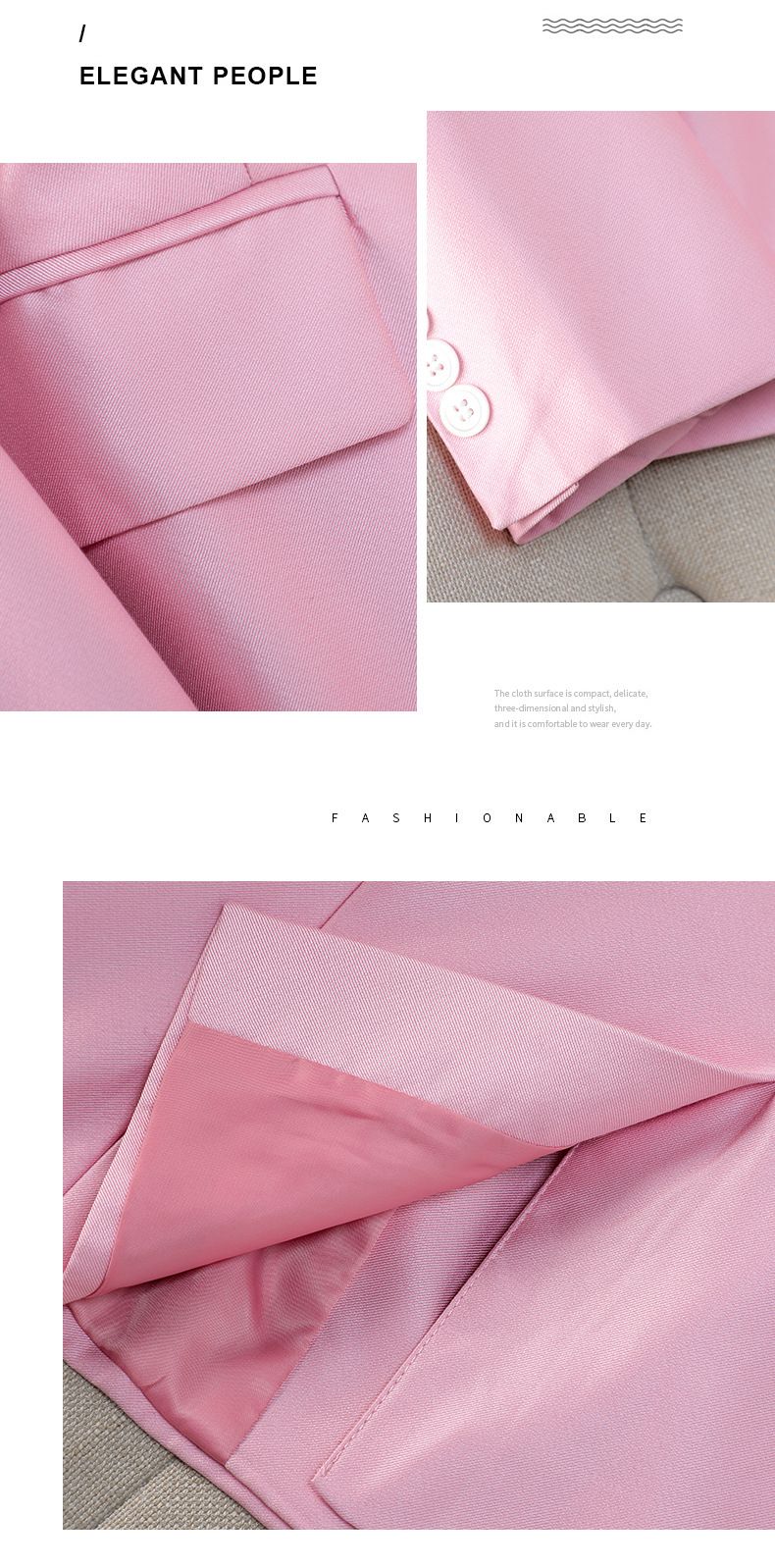 Completo blazer e pantaloni Power Stretch da donna - Comfort Executive in 42 colori (S-4XL, misto poliestere-spandex)_voghion.com