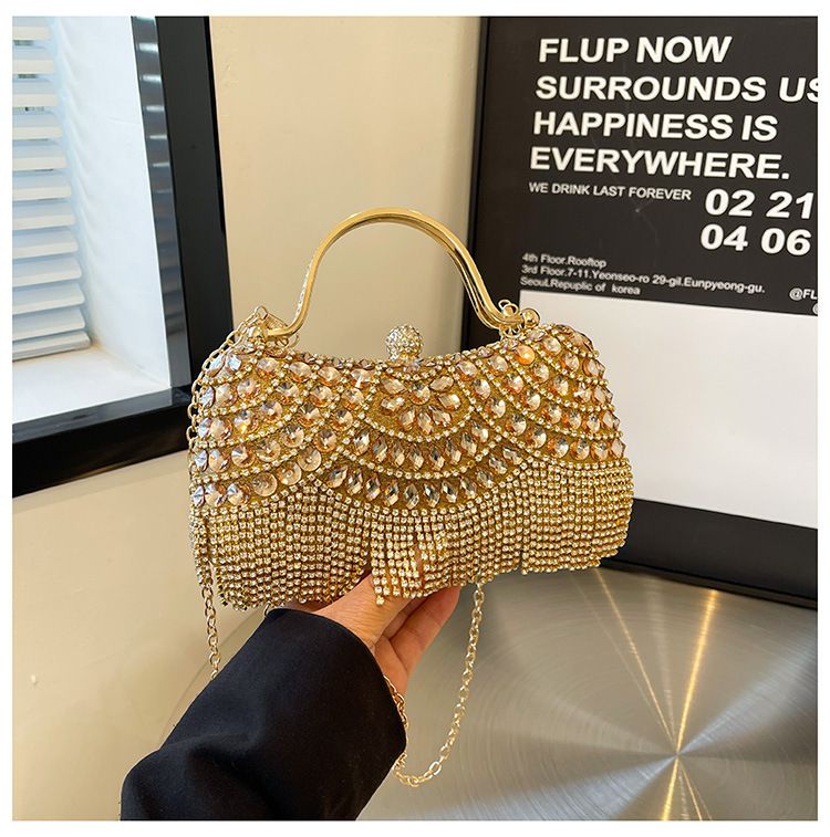 2025 Neue Mode für Damen mit Strasssteinen, vielseitige Abendtasche im Ins-Stil_voghion.com