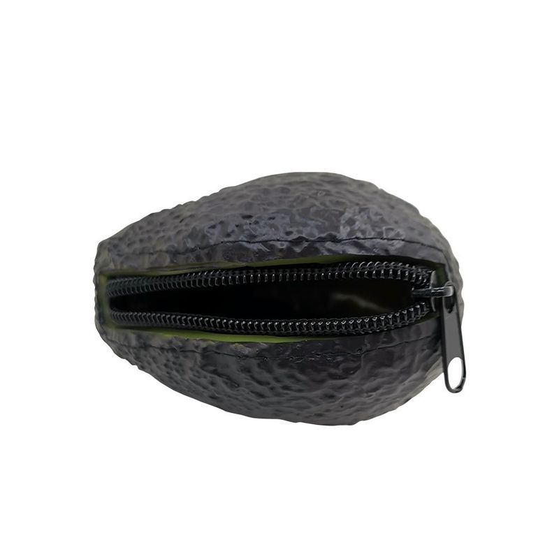Monedero de simulación de aguacate, bolsa de almacenamiento de llaves, divertido regalo de mano, mini pan para niños, transfronterizo_voghion.com