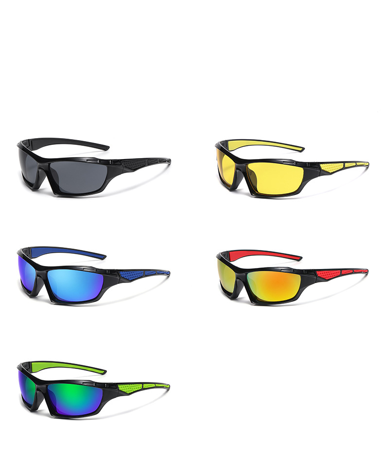 Polaryzowane sportowe wiatroszczelne męskie i damskie okulary przeciwsłoneczne zmieniające kolor, odporne na zachlapanie, okulary przeciwsłoneczne do jazdy na rowerze, profesjonalne okulary do jazdy na świeżym powietrzu_voghion.com