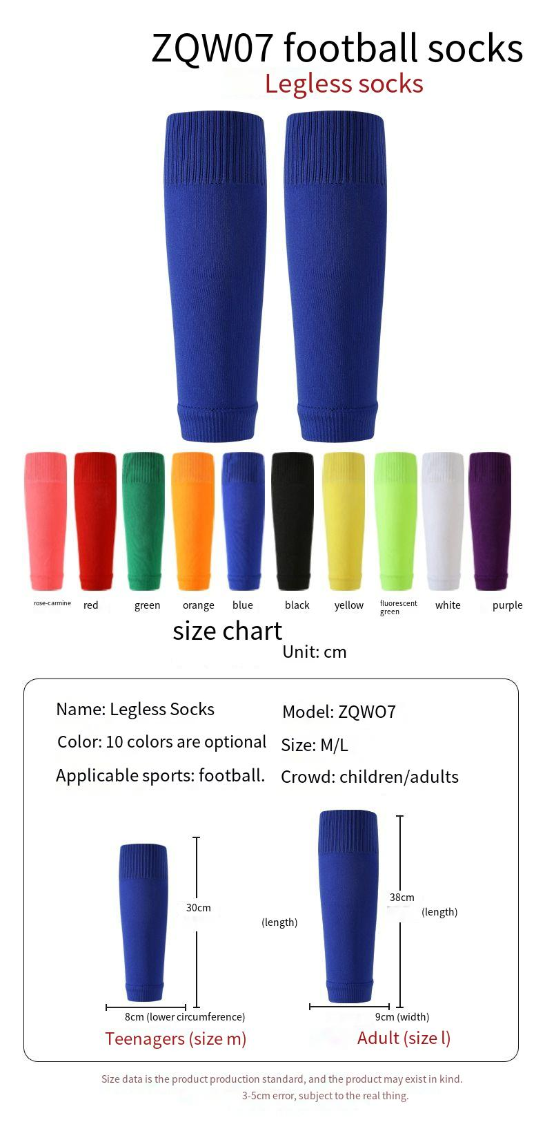 Fußball-Schienbeinschoner, mittelhohe Fußballsocken, Stricksocken, dreiteiliges Set, Kinder-Sport-Schienbeinschoner, Schutzausrüstung_voghion.com