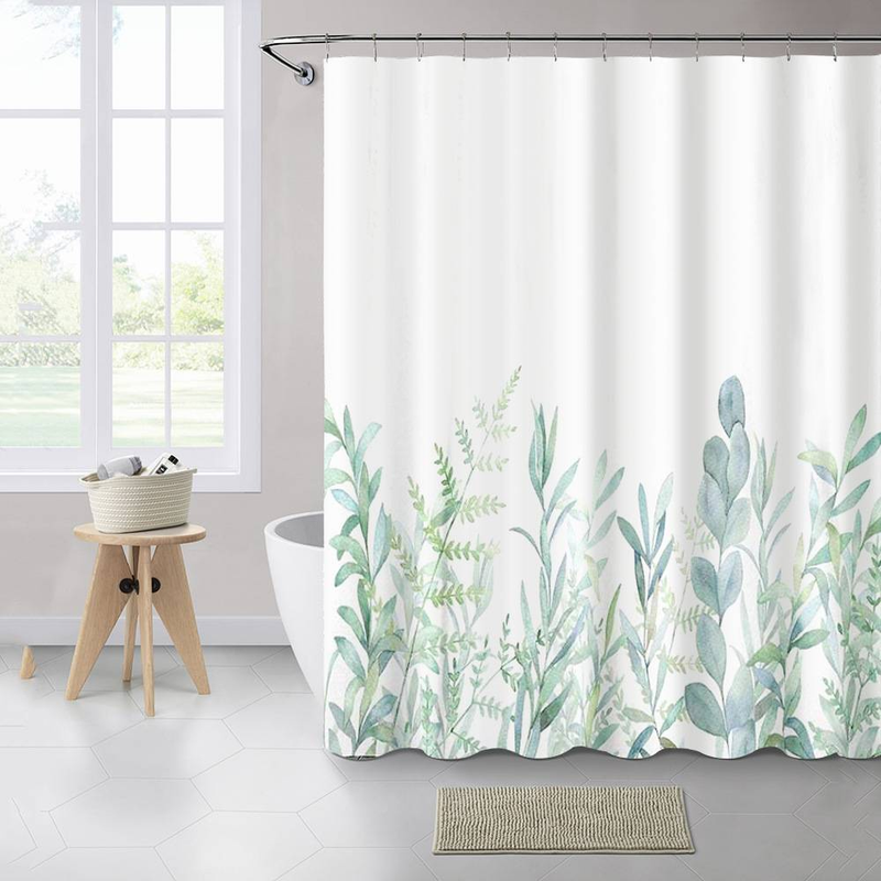 Tenda da doccia con stampa geometrica moderna – Decorazione da bagno in poliestere impermeabile con linee astratte, 180x180 cm_voghion.com