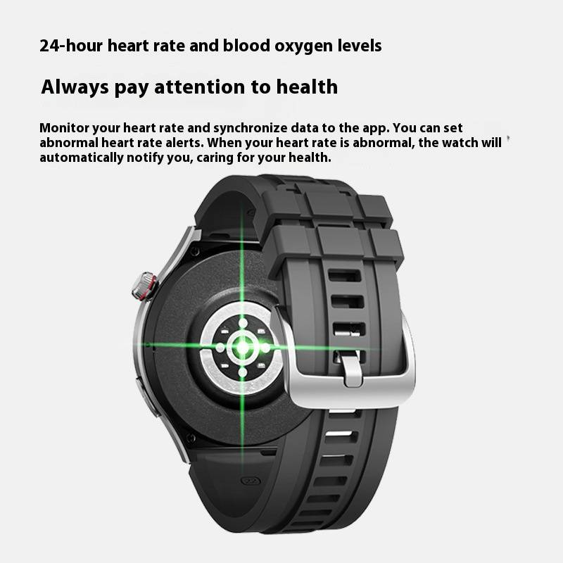 Smart Watch With Non-Invasive Blood Glucose Monitoring, Blood Oxygen, Heart Rate, Sleep Tracking & Bluetooth Calling_voghion.com
