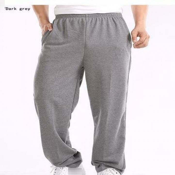 Pantalon de survêtement coupe droite pour homme - Pantalon de jogging léger et grande taille pour une tenue décontractée, disponible en coloris classiques et motifs rayés._voghion.com