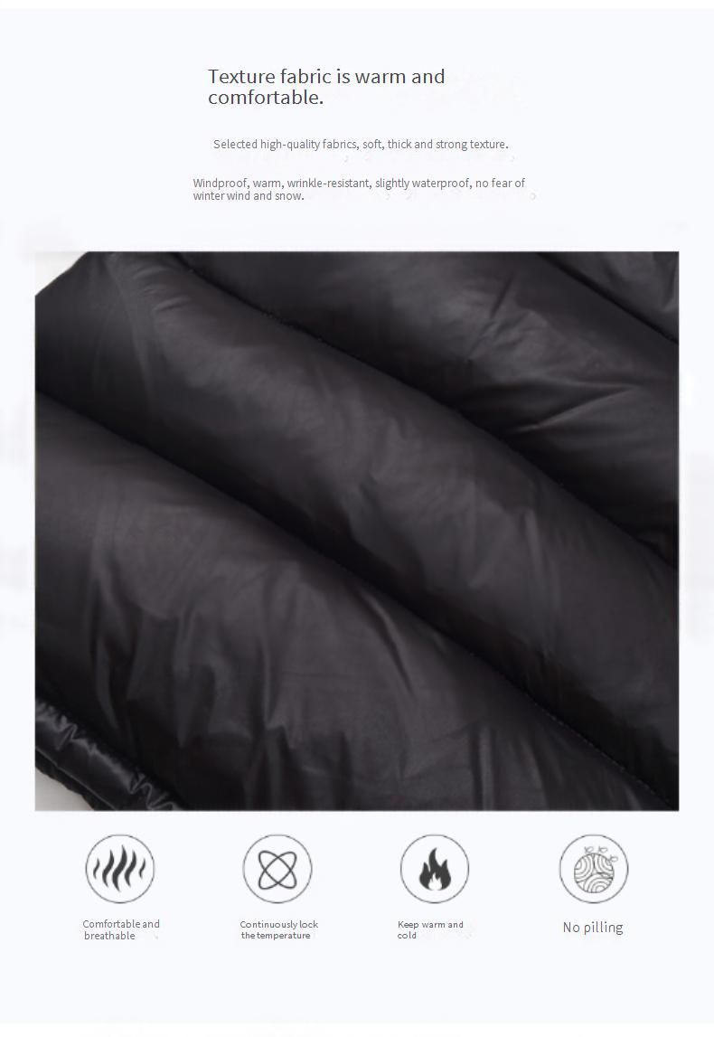 Kids' Thermal Winter Jacket With Feather-Like Insulation - Lightweight, Warm & Stylish Unisex Outerwear For Boys & Girls (Black/New Black/Cream)_voghion.com