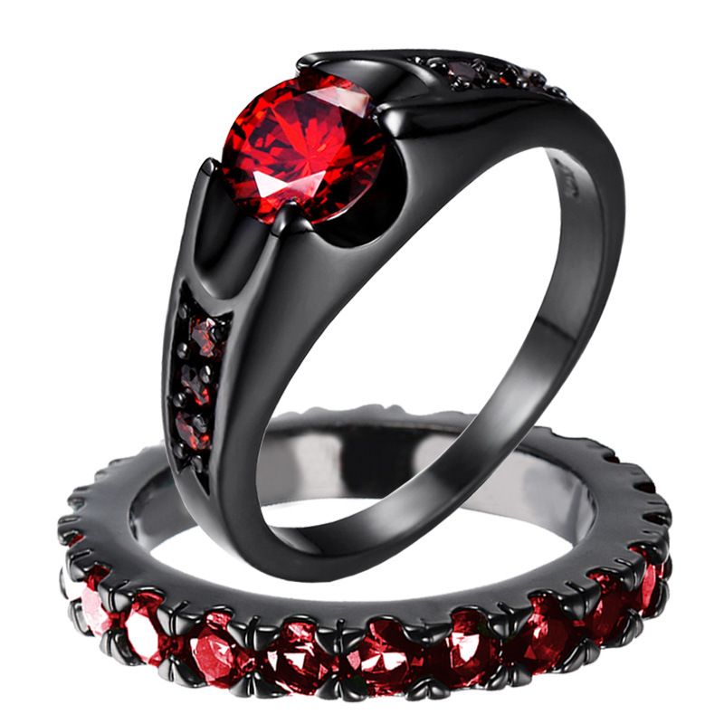 Wholesale Jewelry Simple Style Shiny Round Alloy Rhinestones Plating Inlay Rings_voghion.com