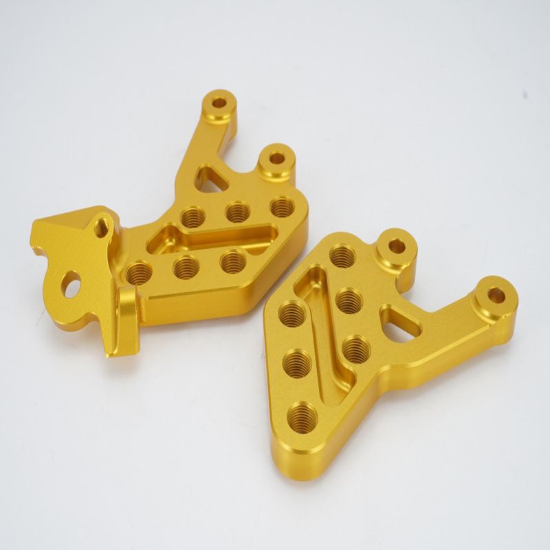 Heavy-Duty Adjustable Footrest Side Stand Bracket For Off-Road E-Bike & Mountain Bike Conversion Kit (Gold/Silver/Black, 3 Sizes)_voghion.com