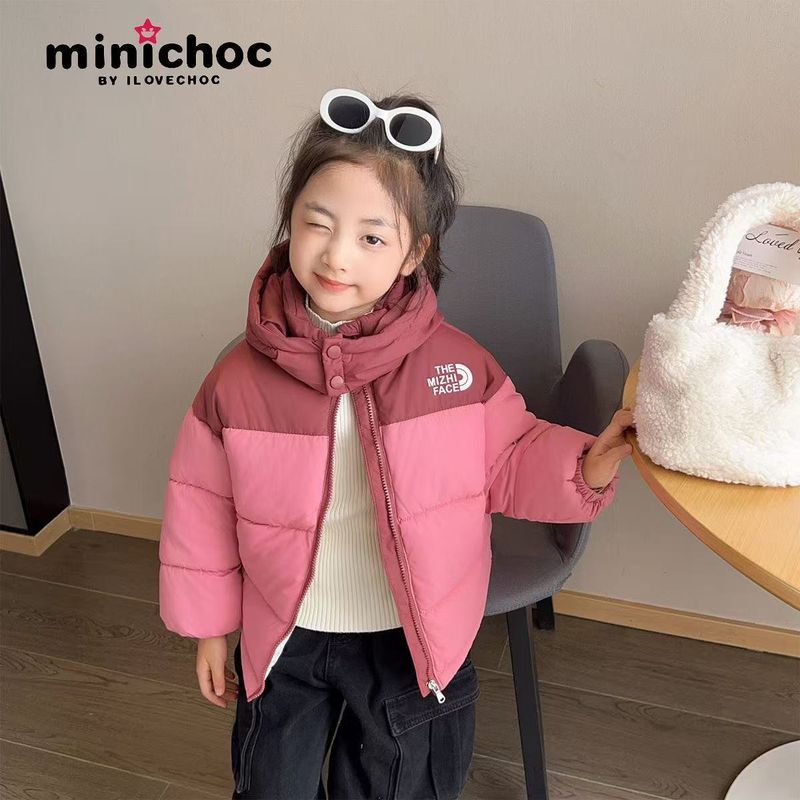 Minichoc Bambini 2025 Ragazzi Ragazze Neonato Inverno Giacca Imbottita in Cotone Elegante_voghion.com