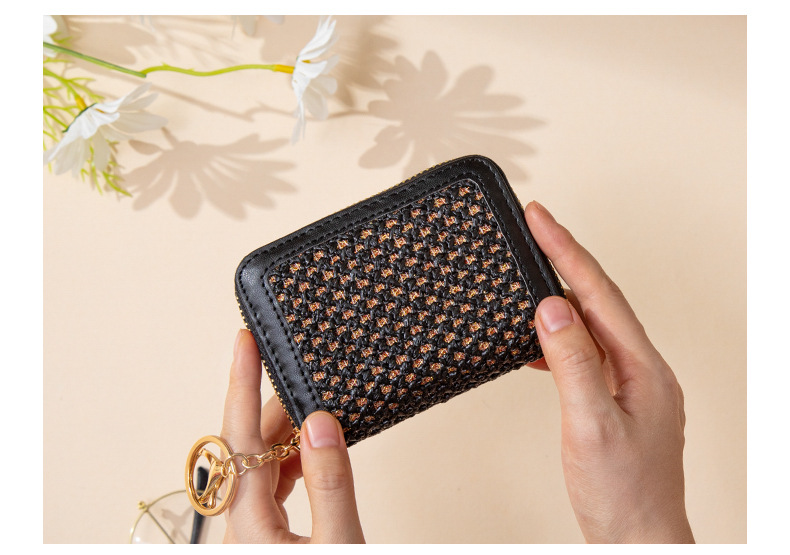 2023 New Women's Organ Card Money Anti demagnetization Zero Wallet Hollow Small Key Bag_voghion.com