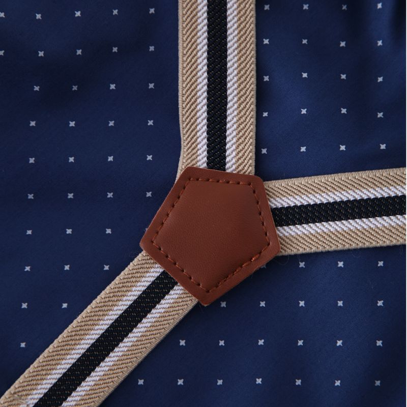 Kinderanzug, Herren-Khaki-Anzug, Kurzarm-Shorts_voghion.com