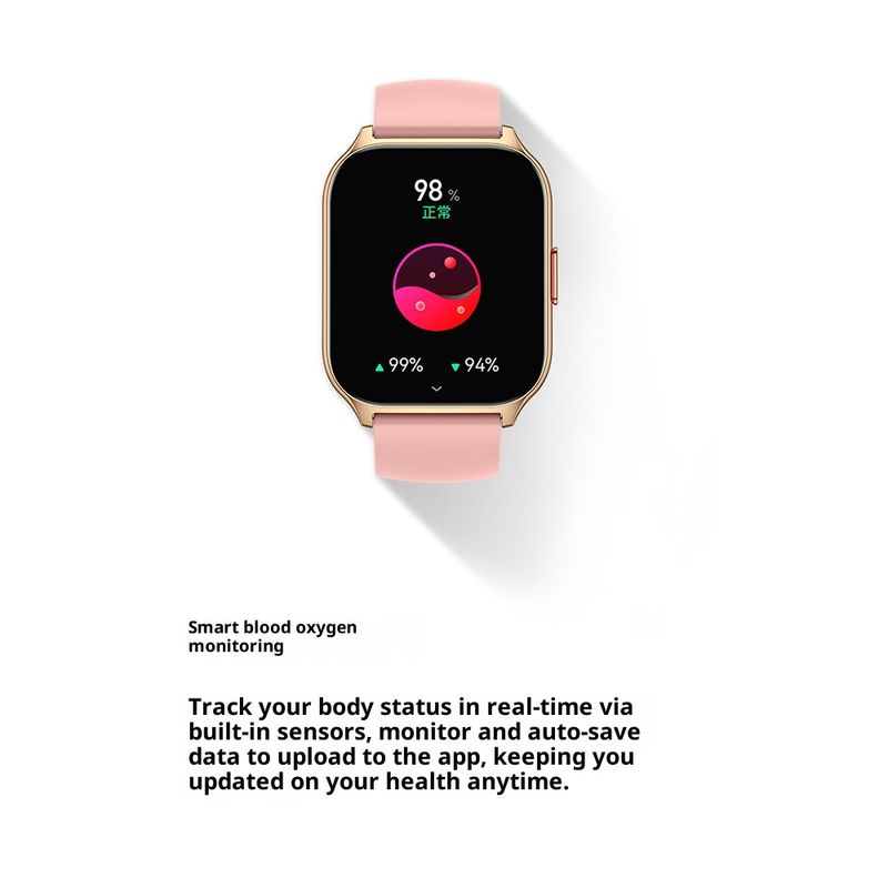 P95 Smart Watch With Bluetooth Calling, Heart Rate & Blood Oxygen Monitor, Sleep Tracking, Weather Alerts, Step Counter – Black Case_voghion.com