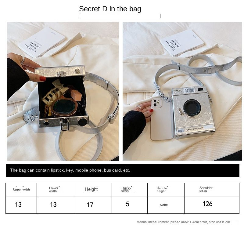 Light ladies ins hundred PU leather print crossbody box bag_voghion.com
